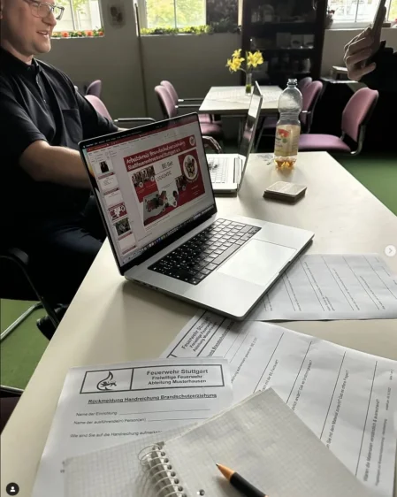 Vorbereitungen Vorbereitung für das Forum Brandschutzerziehung und Brandschutz-aufklärung in Saarbrücken 11.11.-12.11.2022